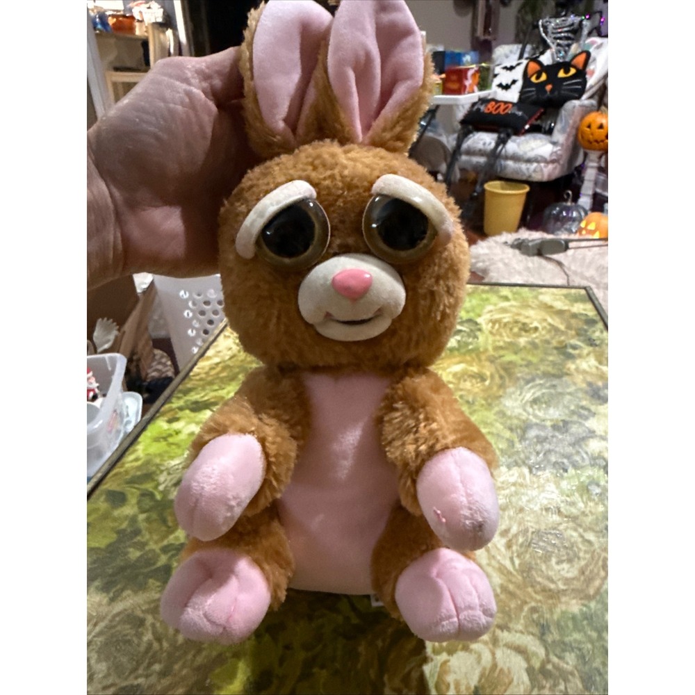 Feisty Pets Jacked Up Jackie Bunny Brown Pink Plush William Mark Corp Toy